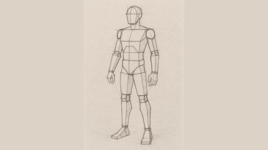 Anatomia Figura Geométrica Desenhistas Profissionais